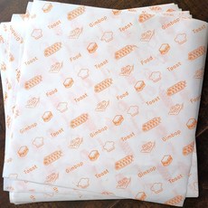 델리앤팩 김밥 포장지 노루지 코팅 30x30cm 100장