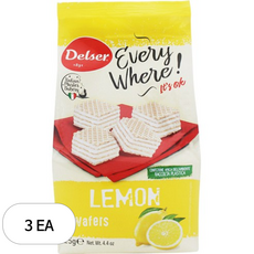 델서 레몬 웨이퍼, 125g, 3개