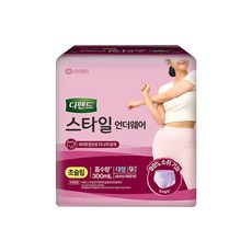 디펜드 스타일 언더웨어 라이트핏 초슬림 여성용 대형 9개입 1팩, 1개