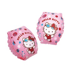 成功 KITTY／蛋黃哥安全手臂圈，兒童游泳浮力裝備，安全舒適，可愛造型, 1個, KITTY, 粉色