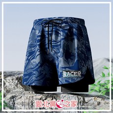 愛北鼻 男士 防尷尬泳褲 海灘褲