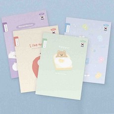 온몰 초등 노트 6칸국어 1권 한글공부 글씨공책, 랜덤 1권