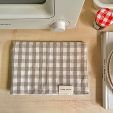 목화베리 전자레인지커버 커피머신 에어프라이어 밥솥 다용도덮개, 브라운