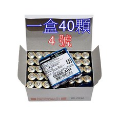 Panasonic Evolta 鈦元素鹼性電池 4號 10顆, 1個, 國際鈦元素4號AAA一盒(10組40顆)