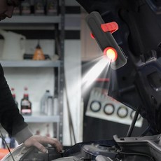 마그네틱 부착 작업등 자동차 디테일링 도구 페인트 마감 램프 스캔 소용돌이 그립 다기능 수리 COB LED 서치라이트, 1개