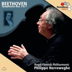[CD] Philippe Herreweghe 베토벤: 교향곡 4 7번 (Beethoven : Symphony No.4 & 7) 필립 헤레베헤