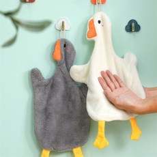 두두쇼핑몰샵 오리 핸드타월 주방 타올 감성적, 그레이