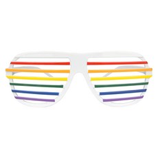 파티짱 파티 셔터쉐이드 안경 선글라스 소품, 레인보우