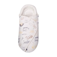 JoyBaby 懶人包巾嬰兒睡袋 - 全棉U型枕邊護頭包巾