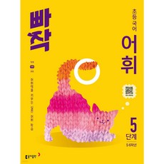 빠작 초등 국어 어휘 5단계:어휘력을 키우는 실전 어휘 학습, 초등 6