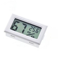 룸픽 디지털 온습도계 미니 센서내장형, 화이트, 1개