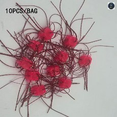 新款骰子硅膠軟餌 鱸魚鱖魚路亞鬍鬚假餌, 少女粉,5顆袋裝實惠, 1個