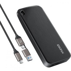 iDsonix 휴대용 SSD 2TB 외장 하드 드라이브 USB 3.2 GEN 2 최대 1000MBs 솔리드 스테이트 Xbox PS5 Mac PC 노트북 카메라 i10PRO와 호, 1개