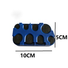 새로운 유로 동전 메커니즘 보관 홀더 상자 CXG02 TAXISTA 컬렉션 지갑, (3) Blue