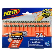 너프 해즈브로 아큐스트라이크 24다트 리필 장난감총, 1개