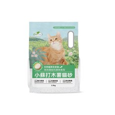 EcoClean 艾可 小蘇打木薯貓砂 2.5kg, 1個