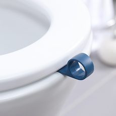 심플 클리어 위생 변기손잡이 네이비, 4개