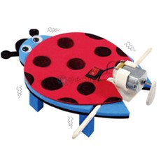 위치에너지 고속모터 레이디버그 진동로봇 만들기용품 과학실험 놀이키트 과학키트, 1개