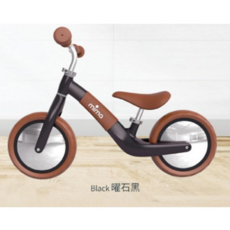 西班牙Mima時尚美型滑步車Zoom 兒童平衡訓練滑步車 輕量化設計, 曜石黒, 1個, 12吋