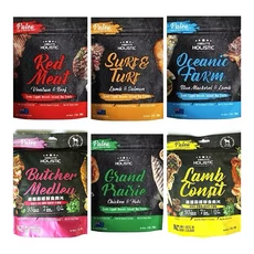 ABSOLUTE HOLISTIC 鮮食肉片100g，添加綠貽貝牛磺酸，犬貓都愛，多種口味可選, 100g, 1個, 羊肉+國王鮭魚+綠貽貝