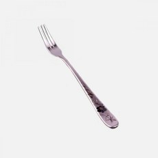스테인리스 컬러 플라워 티포크 1P 디저트포크 과일 샐러드 스테인리스 젓가락 컬러, 없음