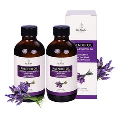 닥터월드 아로마 에센셜 베이스오일, 라벤더, 118ml