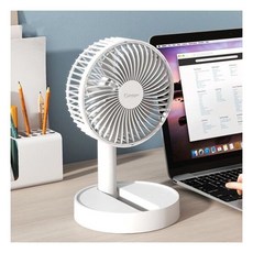 케이지 무선 접이식 선풍기 KEF-DC6 데스크팬 탁상용 캠핑용 4단풍속 타이머, 케이지 무선 접이식 선풍기 KEF-DC6 데스크팬 탁상