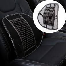 가나솔 구슬 통풍 자동차 쿨 등받이 블랙 운전석