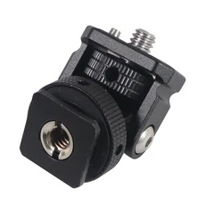 호환 미니 모니터 홀더 EVF 마운트 회전 및 틸트 클램프(콜드 슈 포함) ARRI 위치 핀 3/8'' 카메라 플래시, 09 TypeB Black