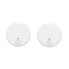 5pcs 미니 GPS 로케이터 AntiLost 알람 지갑 키 체인 스마트 태그 블루투스 호환 추적기 애완 동물 어린이, 06 2pcs White