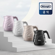 드롱기 세타 무선 전기주전자 티포트 KBS2000, KBS2000.BK 블랙, KBS2000.BK