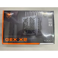 美洲獅 COUGAR GEX X2 1000W 雙8/金牌/全模組/ATX3.0/全日系 電源供應器, 1個