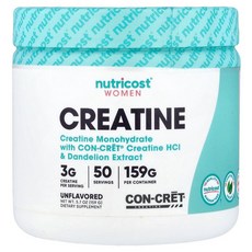 뉴트리코스트 Nutricost 여성용 크레아틴 무맛 159g5.7oz141488원산지:기타, 1개