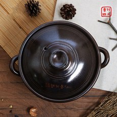 국산 예산도자기 황토 뚝배기 내열냄비, 1개, 15.5cm