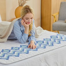 이탈리아 이메텍 프리미엄 순면 전기요 전자파안심 더블 IMO-668A(격자)