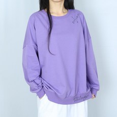 스케치 레터링 오버핏 맨투맨