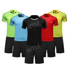 배구심판옷 저지 맞춤형 셔츠 세트 통기성, 2XL, 파란
