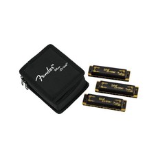 FENDER Deville Harmonica 藍調10孔口琴 C調 G調 A調 3支/組, 1個