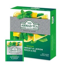 (아마드) 페퍼민트 레몬 허브차 100티백 페파민트 Peppermint, 해당제품선택, 1.5g, 1개, 100개입
