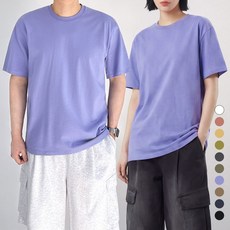 모노마인 남자 반팔티 남녀공용 20수 무지 라운드 반팔 티셔츠 프리미엄 순면 기본티 10컬러