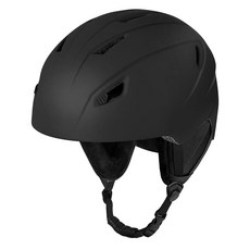 스키 헬멧 튼튼한 PC 쉘 및 충격 흡수 EPS 폼 부드러운 안감이 있는 경량 성인용 스노보드 조절 가능한 스노우 스포츠 헬멧(블랙 미디엄)120763