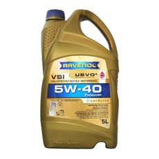 【易油網】RAVENOL VSI SAE 5W40 全合成機油, 1個, 5L