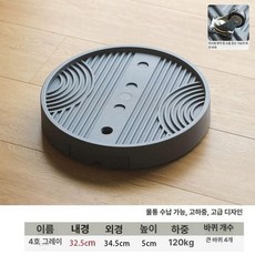 화분 트레이 식물 꽃 다육 보육 모종 즙이 다육이, 1개, 4호 그레이
