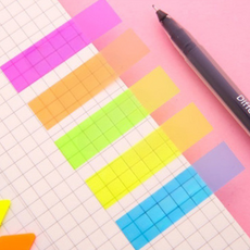 5색 책 밑줄 스티커 인덱스 공부 꿀템 포스티지 하드 독서 포스트지 플래그 필름 화살표 북마크 숏 미니 북, 파스텔 화살표