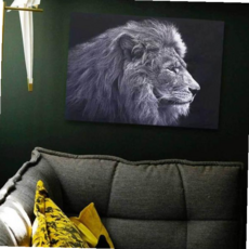 사자 S 액자 거실 침실 패브릭 포스터 인테리어 대형 59000EA 1EA, 본상품