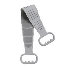 욕실 실리콘 양면 때타올 때밀이 목욕 샤워, 그레이, 1개, 1개입