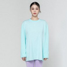 에이치머스 남녀공용 커플 무지 긴팔 래쉬가드