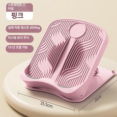 리온 종아리스트레칭 경사 발목경사대 운동 종아리 발바닥, 핑크 친환경 13단계 400kg, 기본 모델명/품번