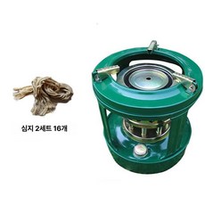 미니 등유스토브 석유곤로 캠핑난로 옛날 스토브 등유, 168+예비 코어 2쌍, 기본 색상