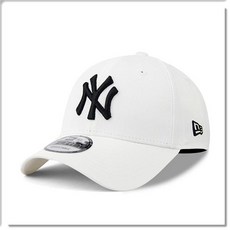 New Era 紐約洋基隊 9FORTY 可調節棒球帽, 白, 1個